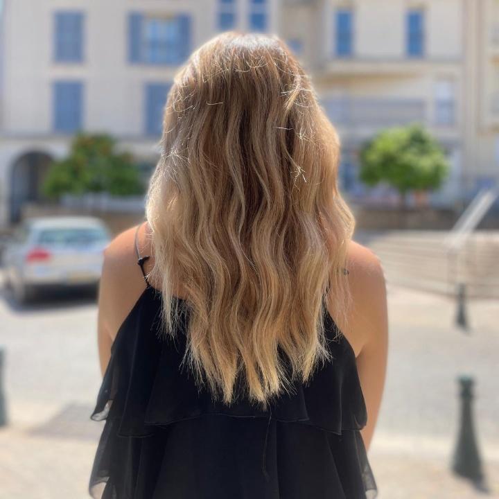 Balayage blond Franck Provost Six Fours