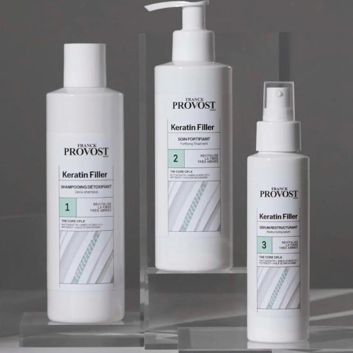 Le rituel de soin Keratin Filler Découvrez Keratin Filler par Franck Provost : une révolution capillaire pour restaurer la force et la brillance de vos cheveux avec des résultats immédiats. Keratin Filler : qu'est-ce que c'est ? Keratin filler est une t
