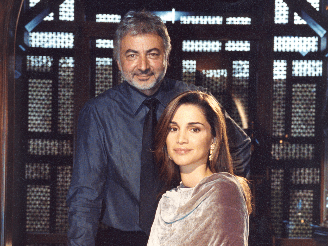 Sa Majesté la Reine Rania de Jordanie et Franck Provost